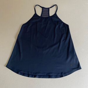 ASICS Women’s Medium Navy Blue Racerback Athletic Tank Top